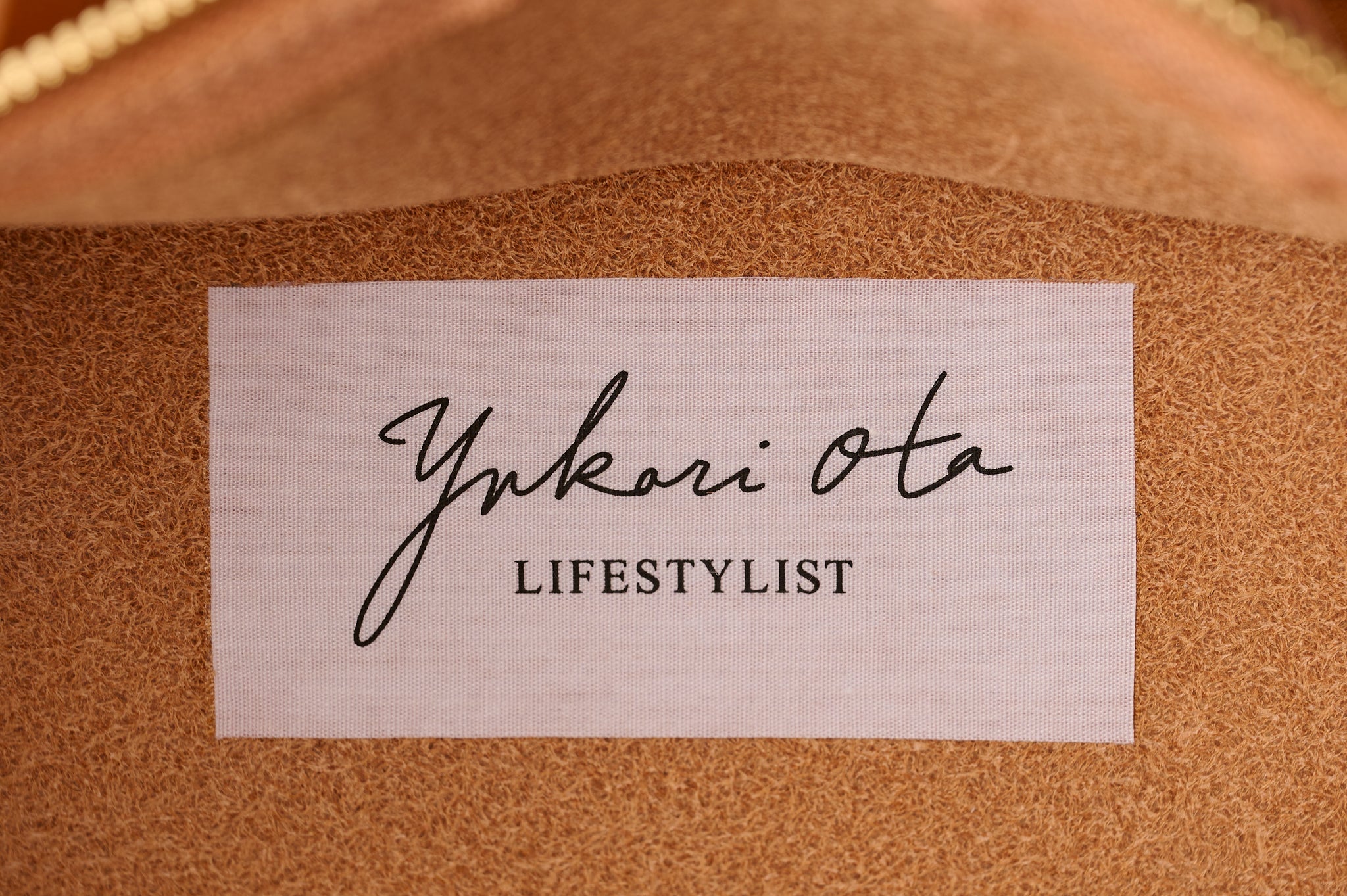 ライフスタイリストcamel leather mini book bag LIMITED】Leather Mini Book Bag -BLACK x CAMEL-｜LIFESTYLIST