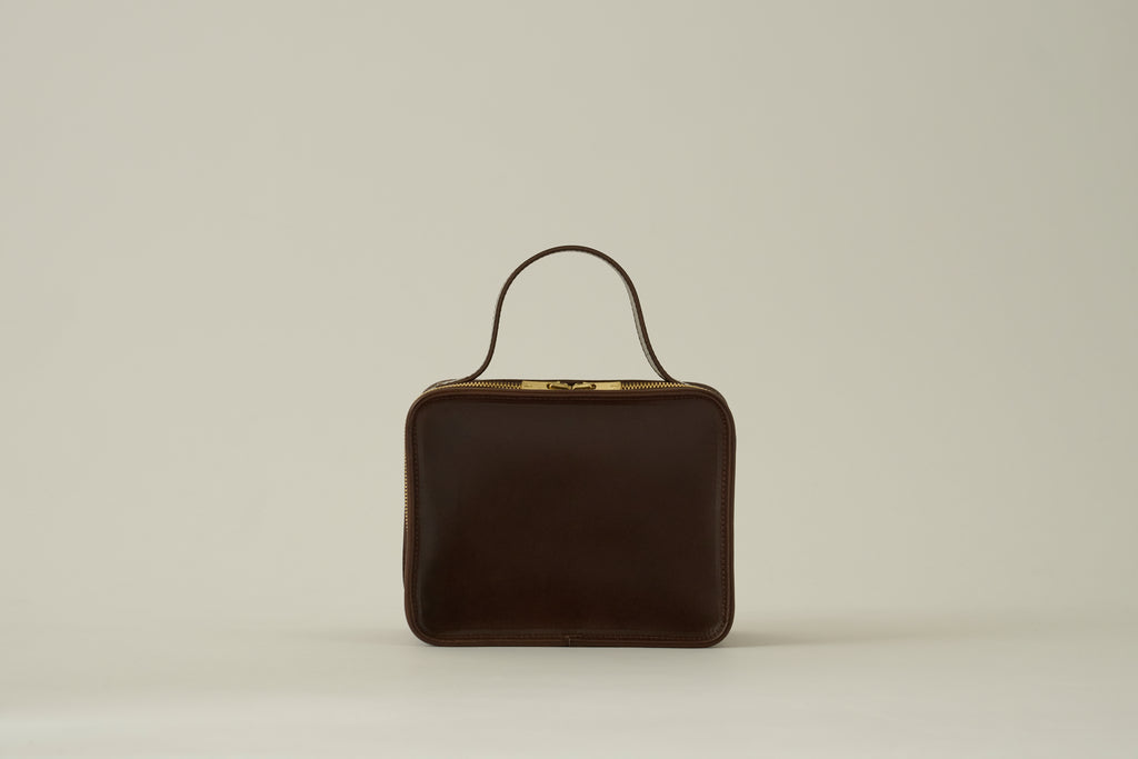 Lifestylist キャメル Leather Mini Book Bag LIFESTYLIST - Popular item
